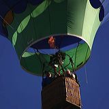 Balloon showing fire